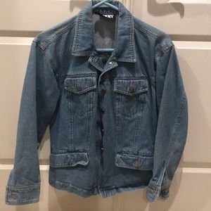 DKNY faded blue denim jacket